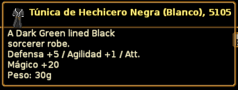 Sorcerer screenshot (spanish)