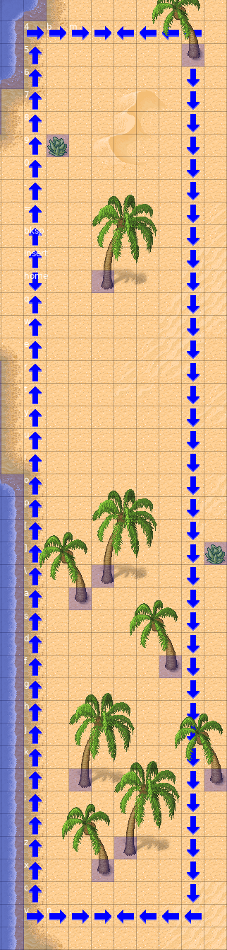 first, delimitate the area to dig
