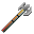 Halberd... I think I should use gray for the shaft as well, but then it wouldn't be so... I dunno, it just seems wrong.