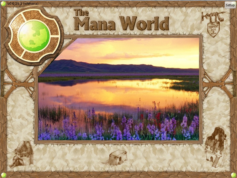 First try for Mana World Login Screen