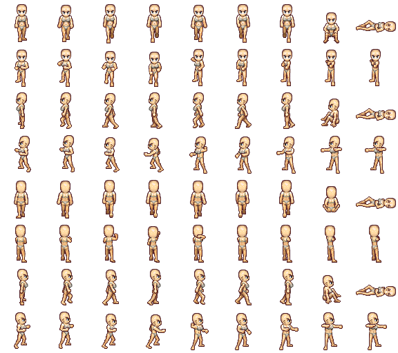 Evil Eye Female Sprite Set