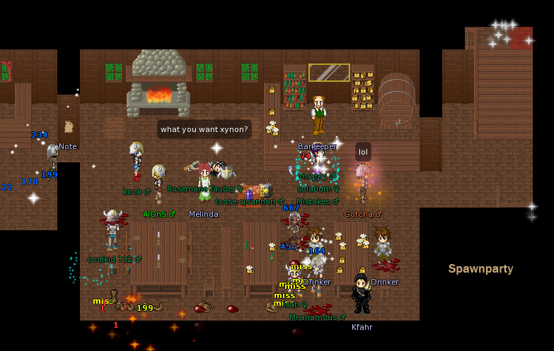 Spawnparty Hurnscald Inn