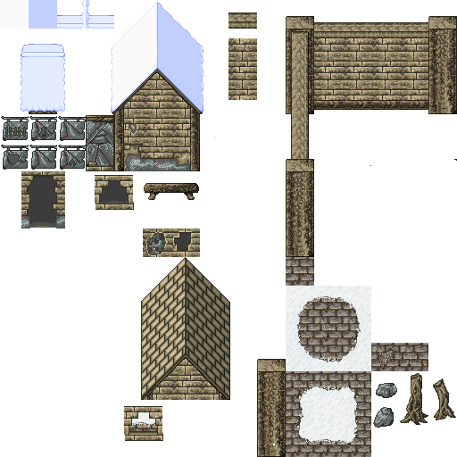 What still needs to be added:<br />- Fences<br />- Chimney<br />- Fireplace<br />- Open and Closed Windows<br />We also need to make the walls more easy to use.
